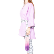 Lilac Linen Robe (Midi)