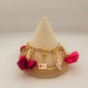 Gold Charm Bracelet Set