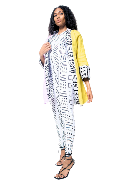 Reversible Linen Robe (Midi)