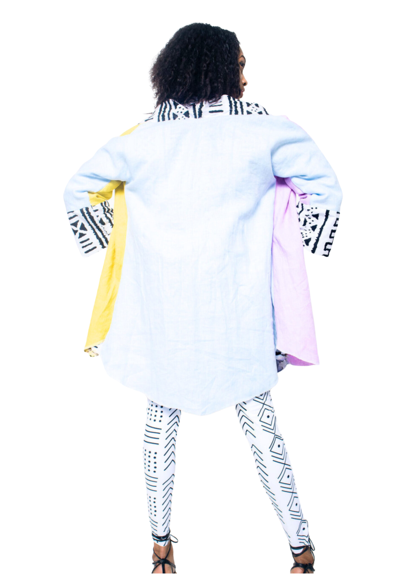 Reversible Linen Robe (Midi)