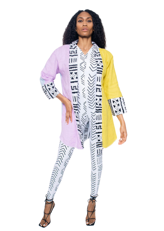 Reversible Linen Robe (Midi)