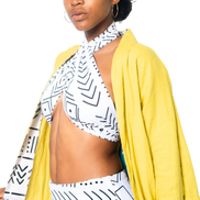 Stretch Scarf - Mudcloth Print