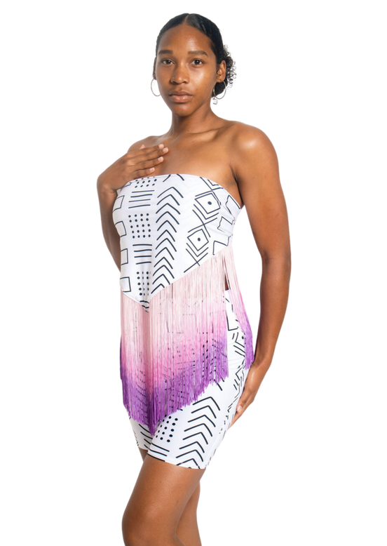 Versatile Triangle Scarf - Mud Cloth