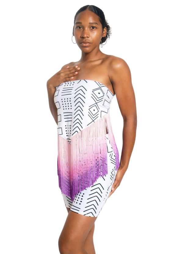 Mudcloth Midi Shorts