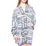 Mudcloth Robe (Midi)