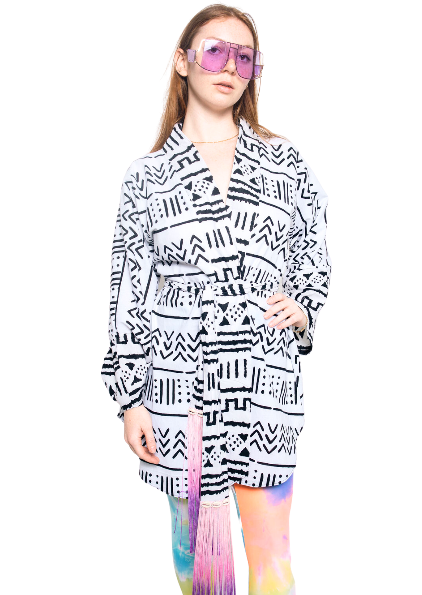 Mudcloth Robe (Midi)