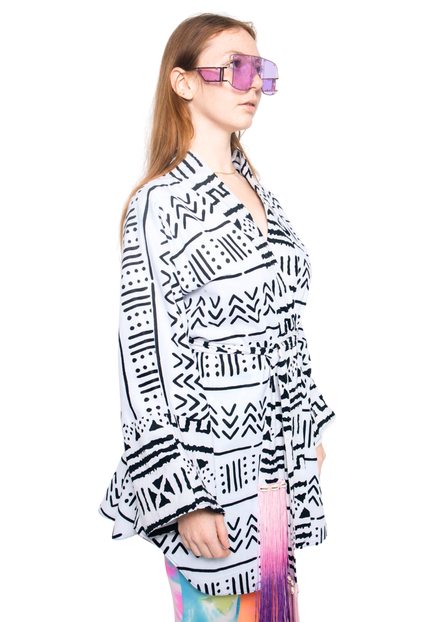 Mudcloth Robe (Midi)