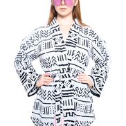 Mudcloth Robe (Midi)
