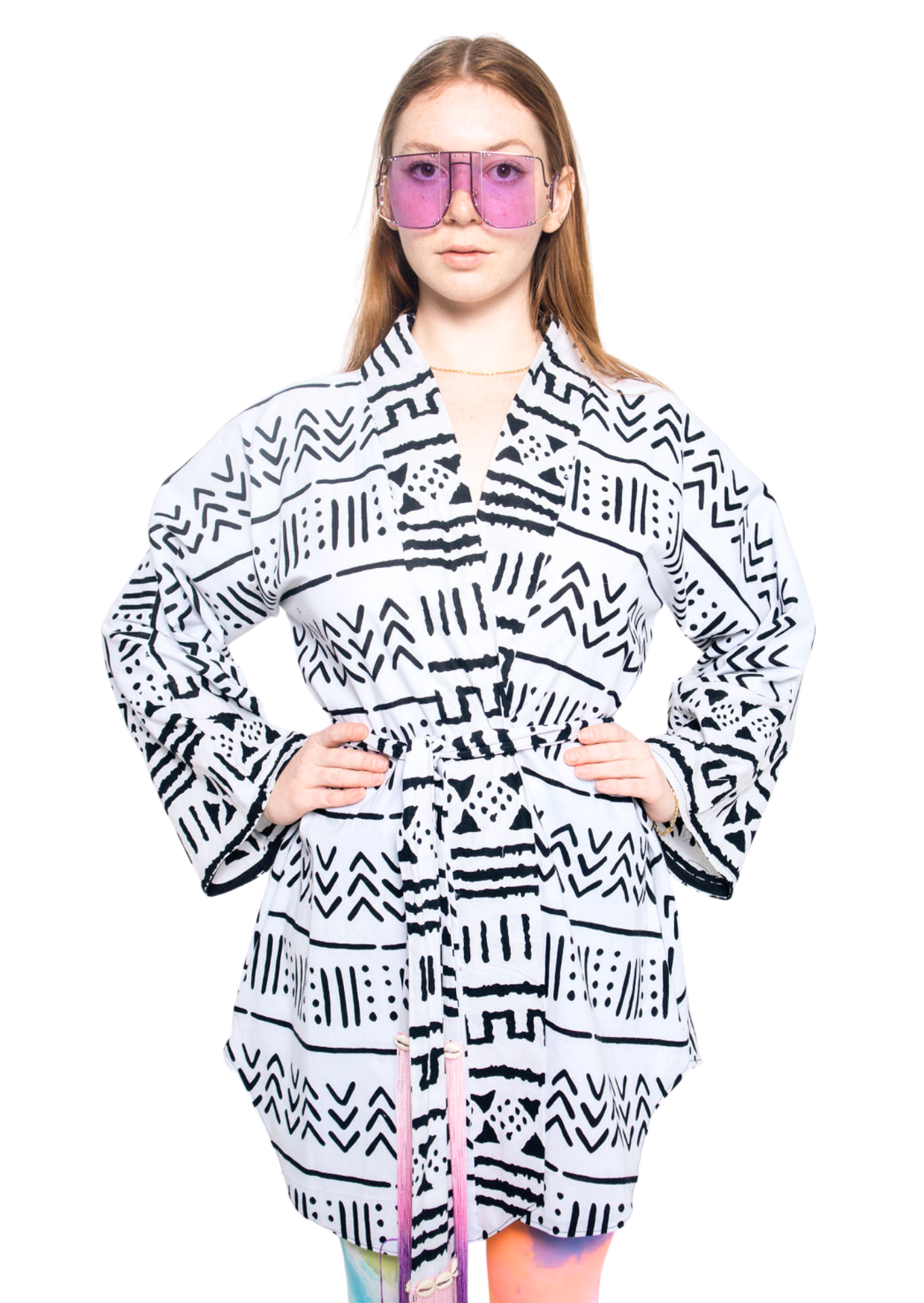 Mudcloth Robe (Midi)