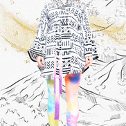 Mudcloth Robe (Midi)