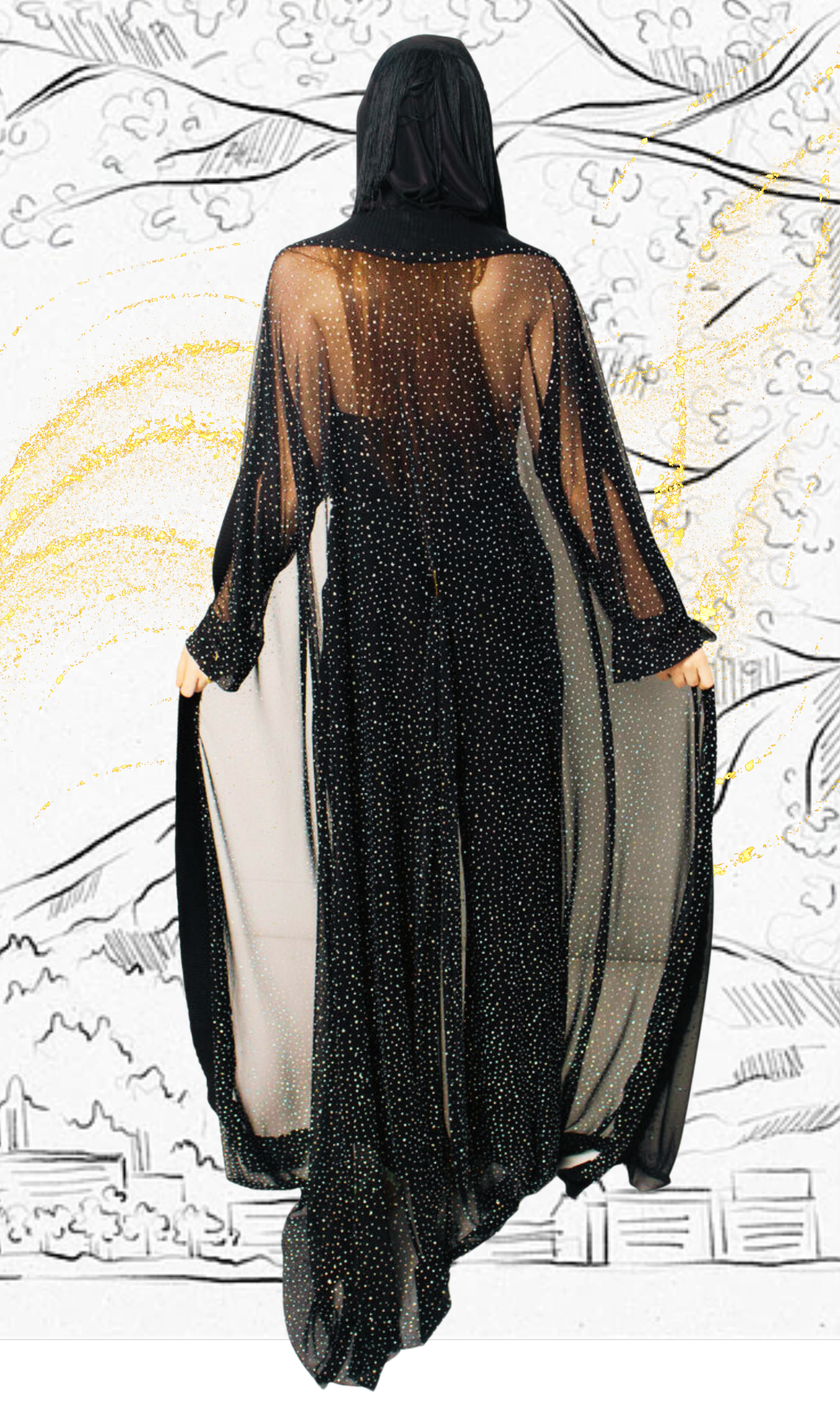 Starry Night  Robe (Maxi)