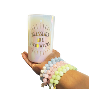 Aromatherapy Bracelet with Butterfly Charm