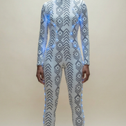 Luminous Bodysuit (Mud Cloth)