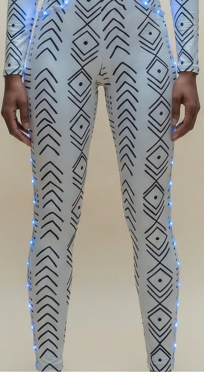 Luminous Bodysuit (Mud Cloth)