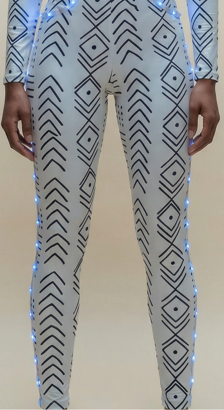 Luminous Bodysuit (Mud Cloth)