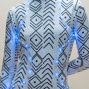 Luminous Bodysuit (Mud Cloth)