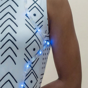 Luminous Bodysuit (Mud Cloth)
