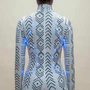 Luminous Bodysuit (Mud Cloth)
