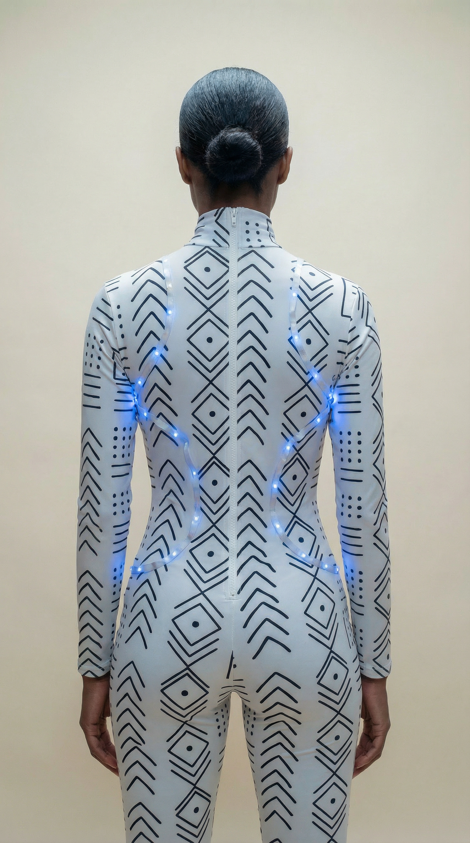 Luminous Bodysuit (Mud Cloth)