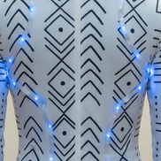Luminous Bodysuit (Mud Cloth)