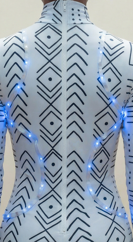 Luminous Bodysuit (Mud Cloth)