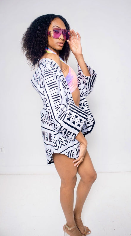 Reversible Linen Robe (Midi)