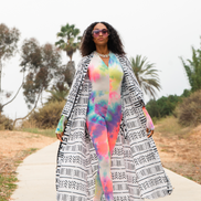 Mudcloth Robe (Maxi)