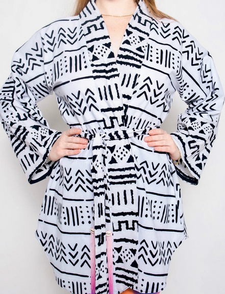 Mudcloth Robe (Mini)