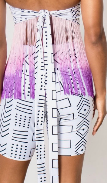 Versatile Triangle Scarf - Mud Cloth