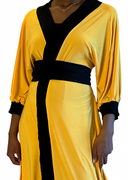 Golden Yellow Robe (Maxi)