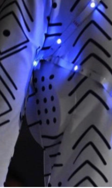 Luminous Bodysuit (Mud Cloth)