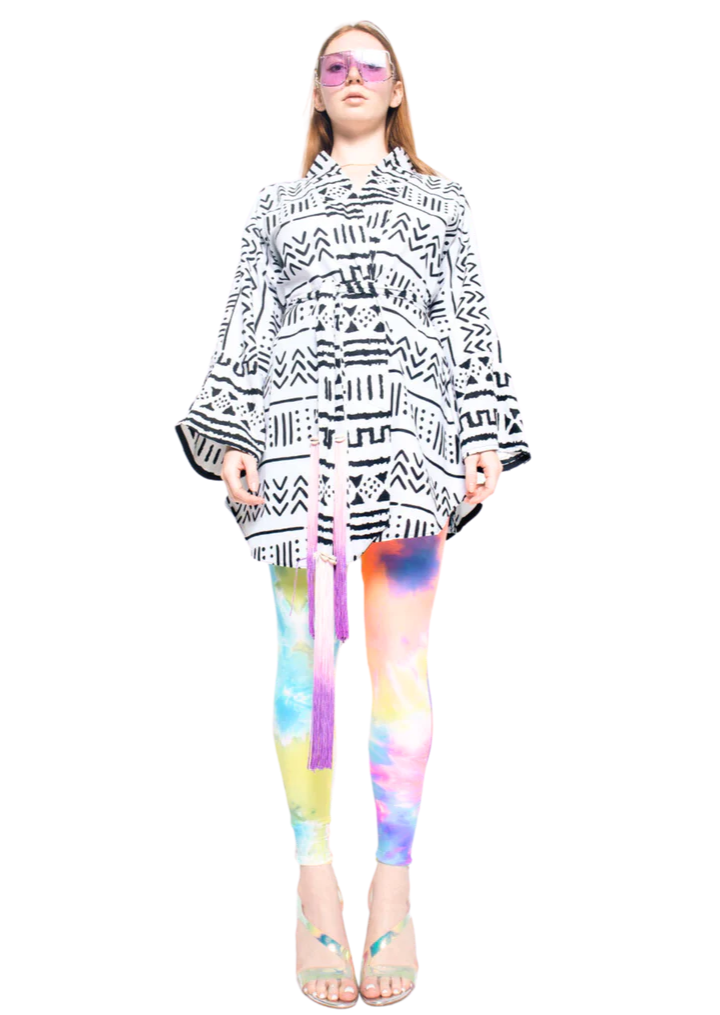 Mudcloth Robe (Midi)