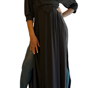 Midnight Black Robe (Maxi)