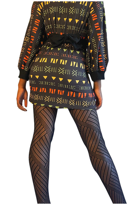 African Lineage Robe (Midi)