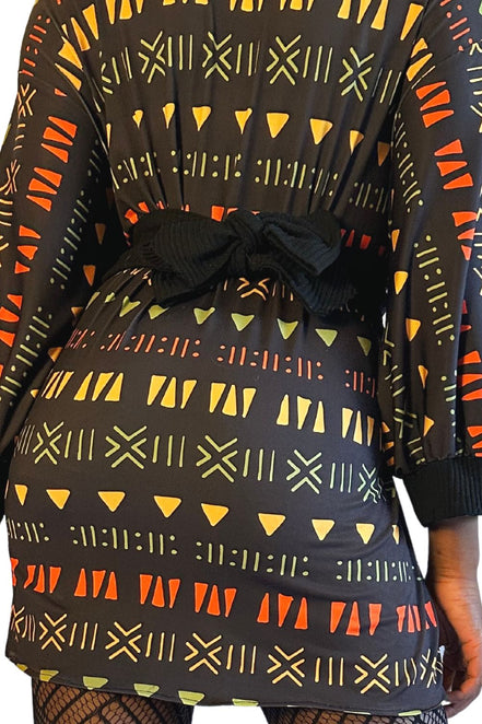 African Lineage Robe (Midi)