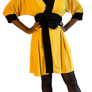 Golden Yellow Robe (Midi)