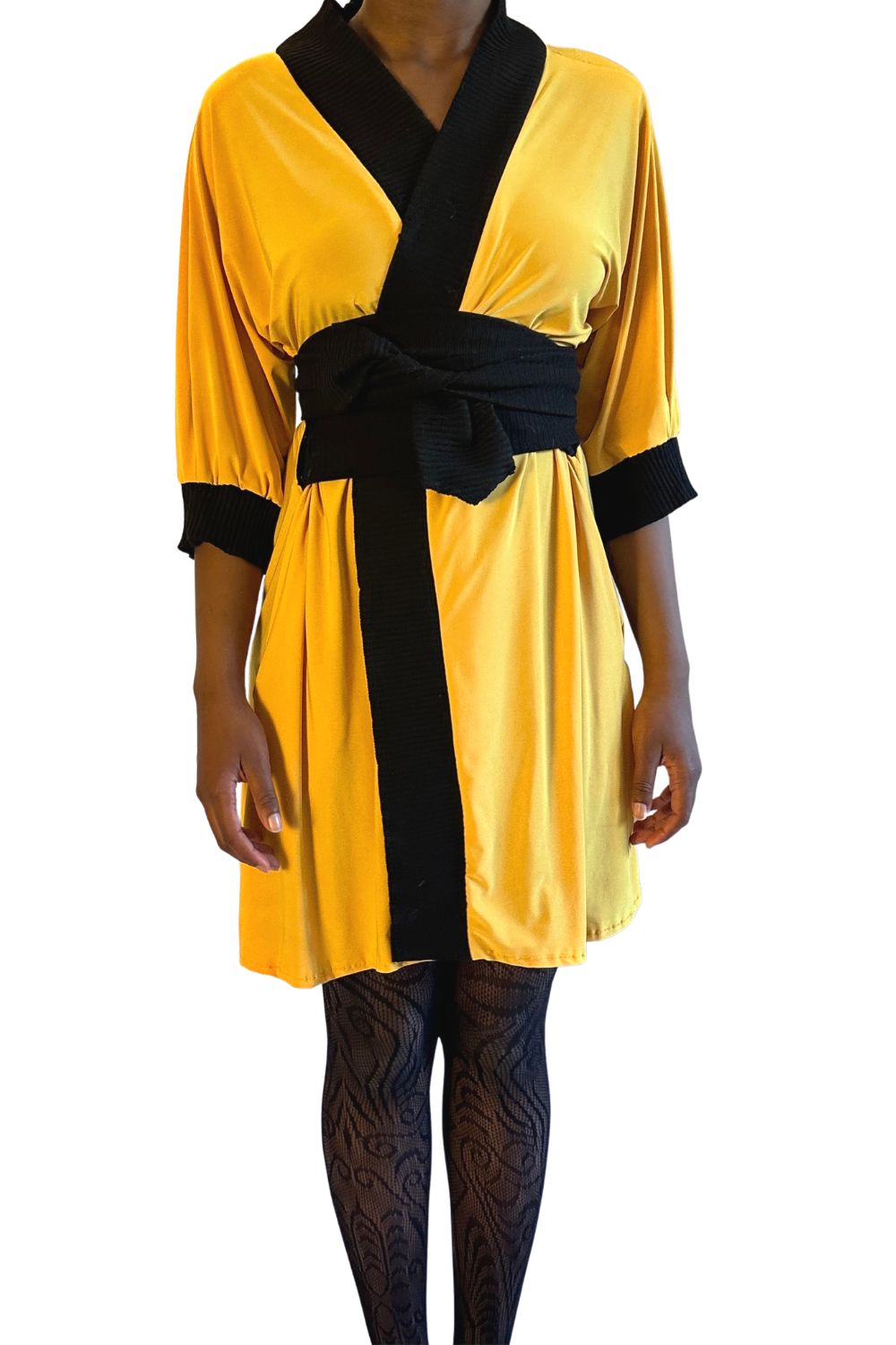 Golden Yellow Robe (Midi)
