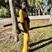 Golden Yellow Boot Leg Pants