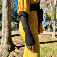 Far Infrared Fingerless Gloves