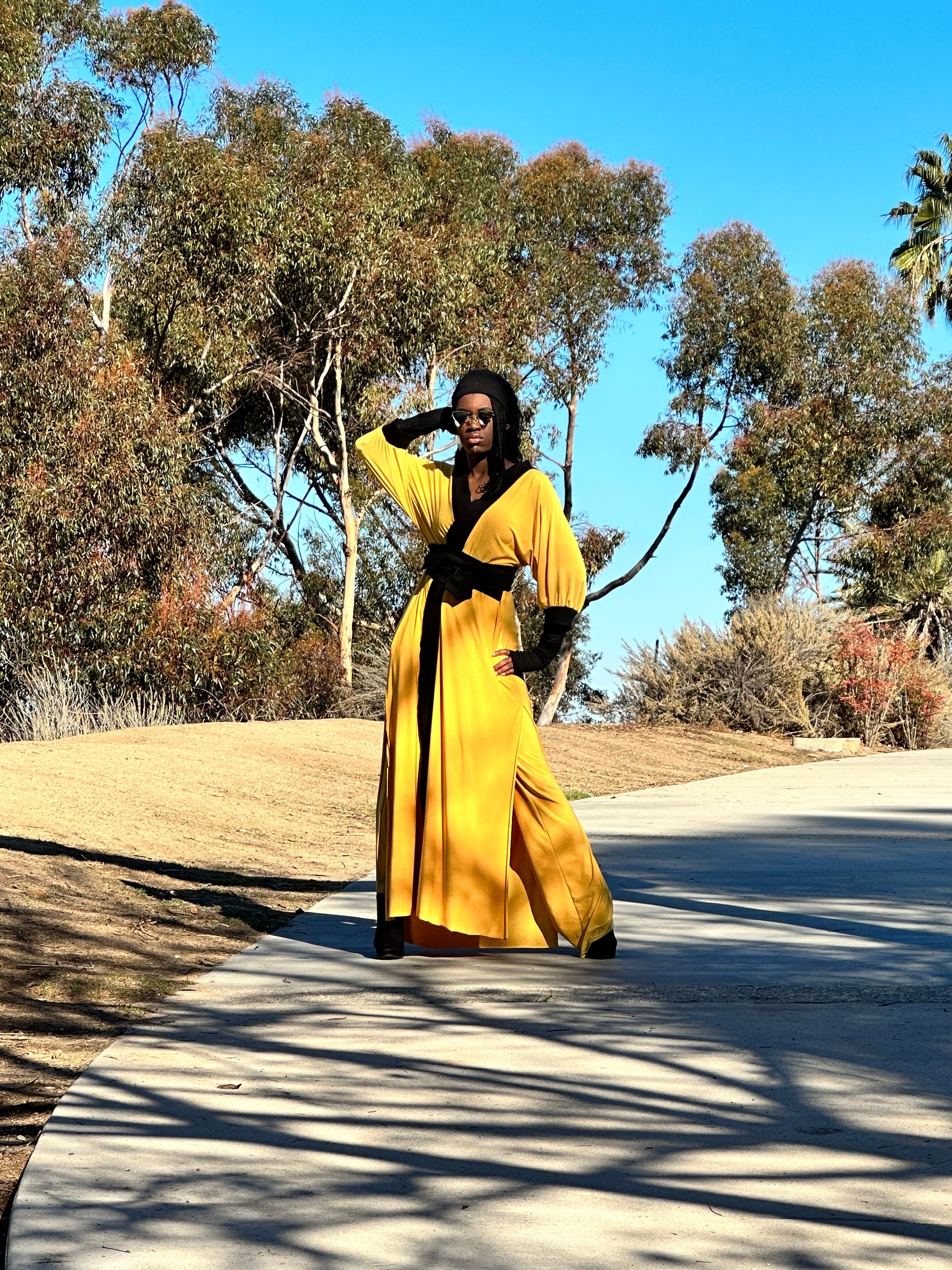 Golden Yellow Robe (Maxi)