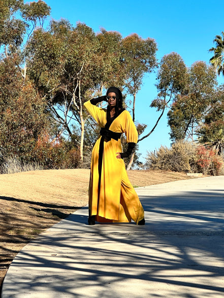 Golden Yellow Robe (Maxi)