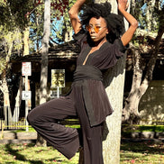 Midnight Black Robe (Midi)