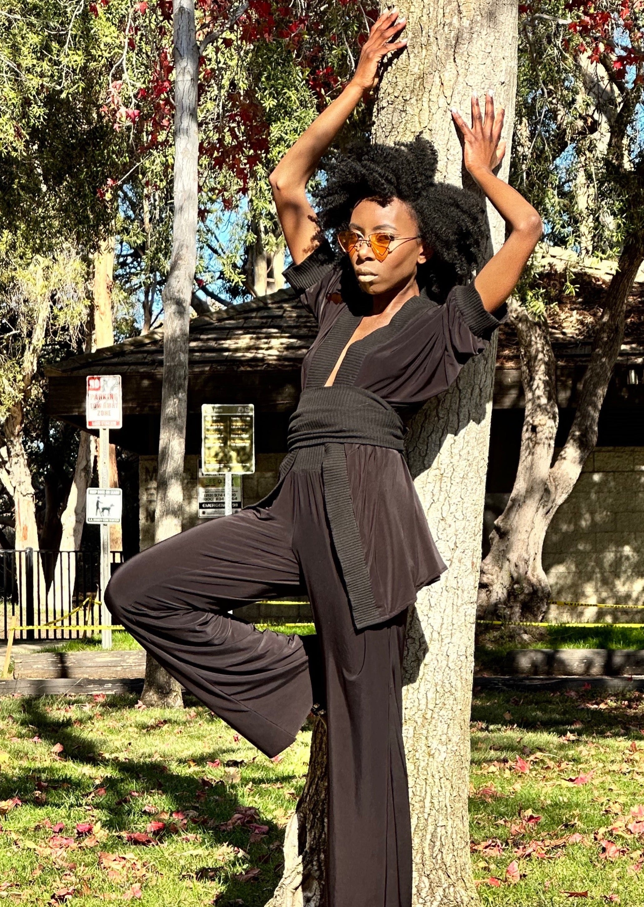 Midnight Black Robe (Midi)