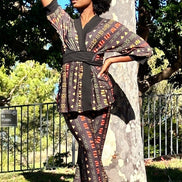 African Lineage Robe (Midi)