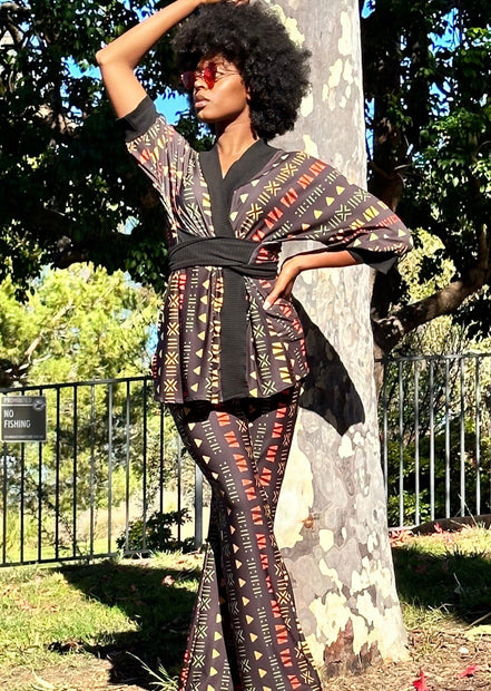 African Lineage Robe (Midi)