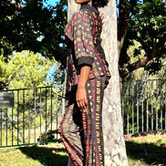 African Lineage Boot Leg Pants