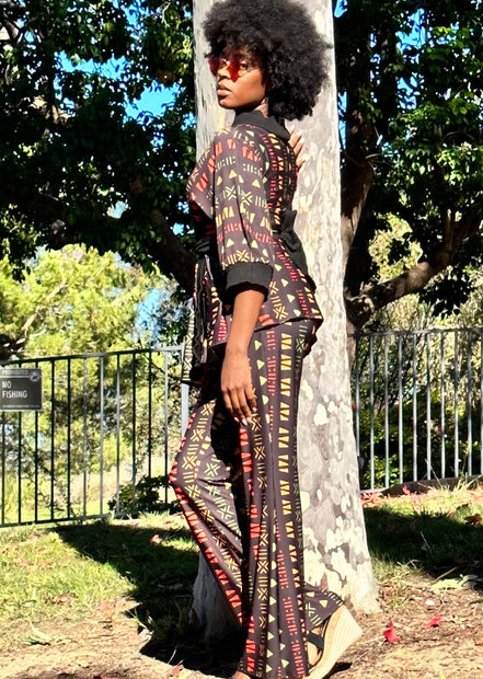 African Lineage Boot Leg Pants