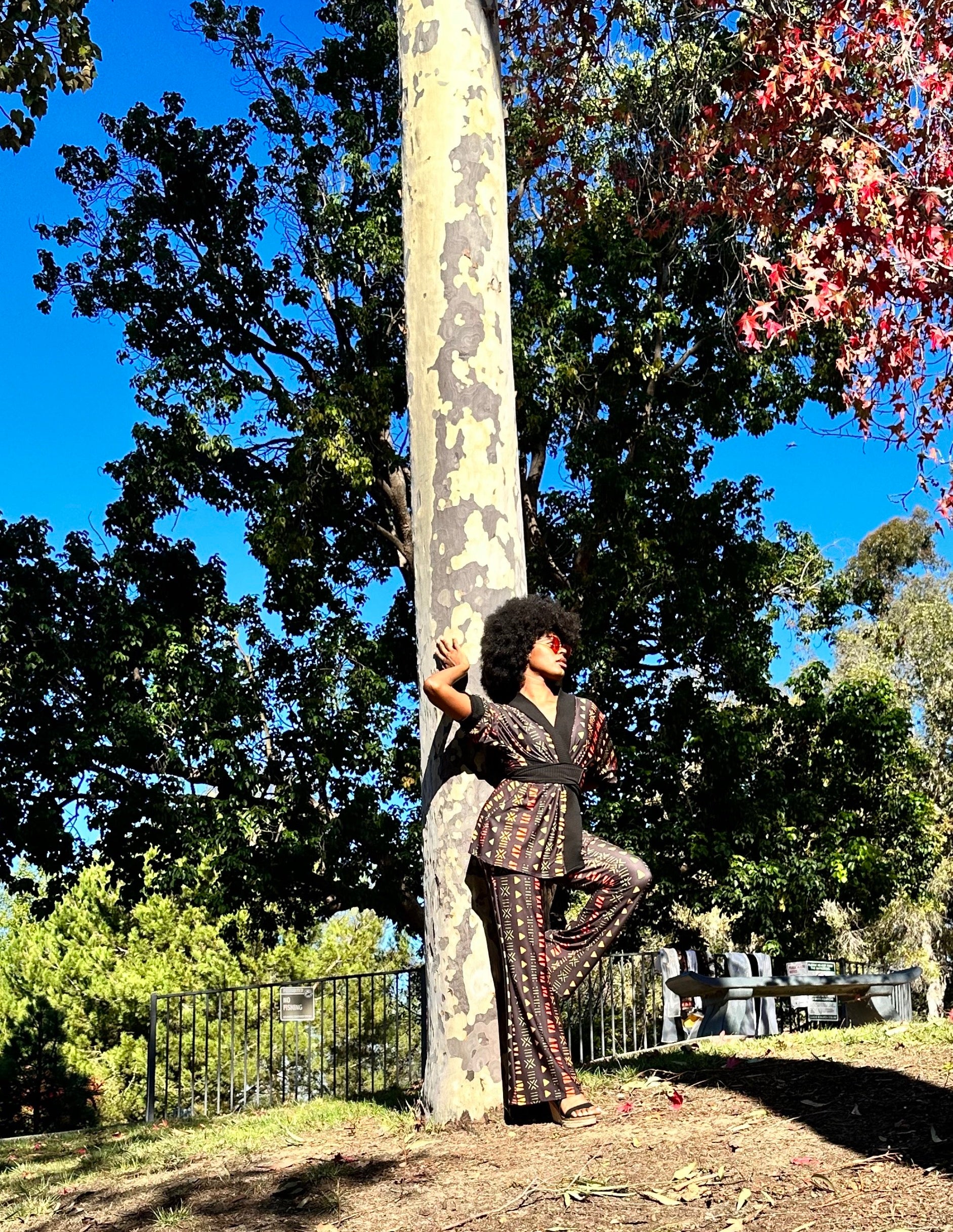 African Lineage Robe (Midi)