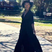 Midnight Black Robe (Maxi)